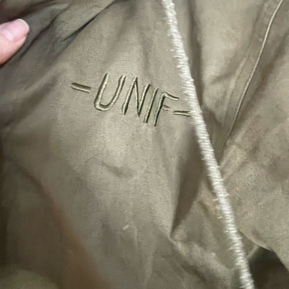 UNIF Women's Army Green Jacket Medium - Picture 4 of 5